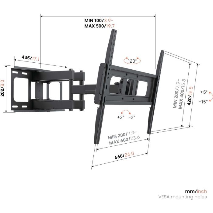 Vogel's UP 6053 FORWARD MOTION+ MOUNT L