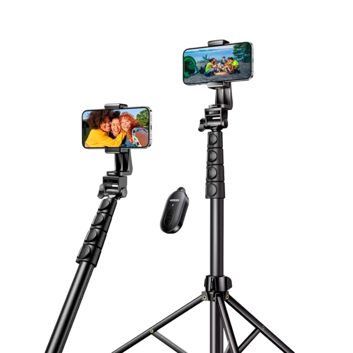 UGREEN Selfie Stick Tripod with Bluetooth Remote 4-7.2 inche/15609