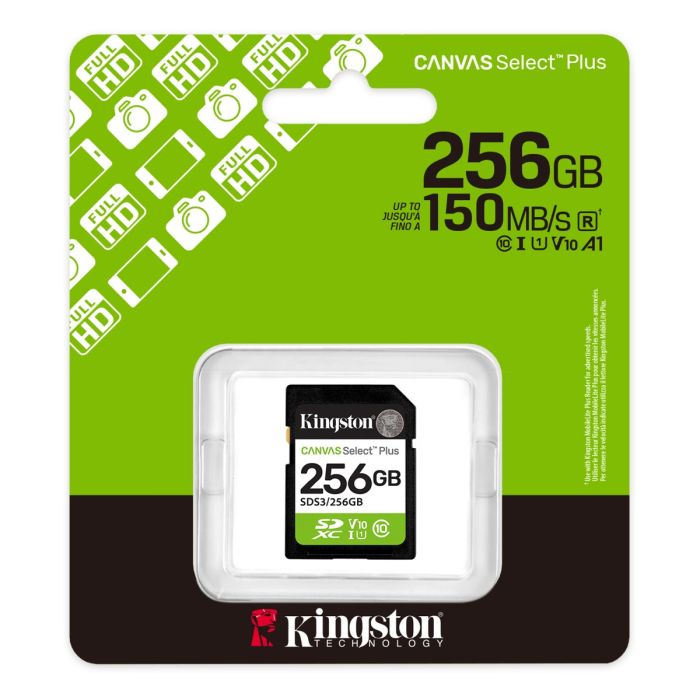 Kingston Canvas Select Plus SD memory card 256GB(SDS3/256GB)