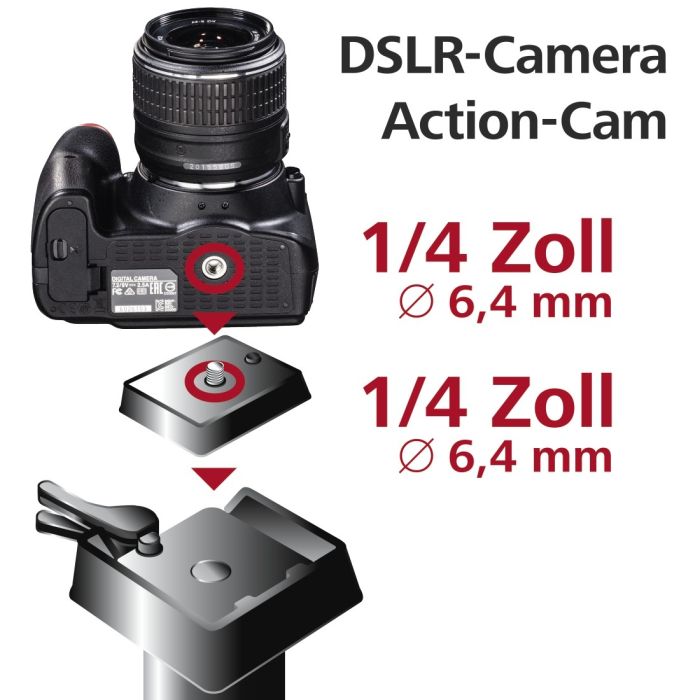 Hama Plate for Traveller 163 Ball Tripod (4439)