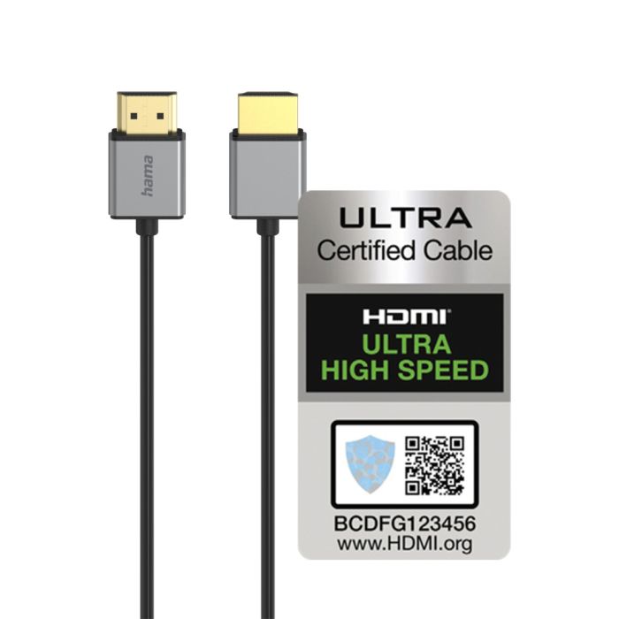 Hama HDMI Cable,Plug - Plug,8K,alu,1.5M(205449)