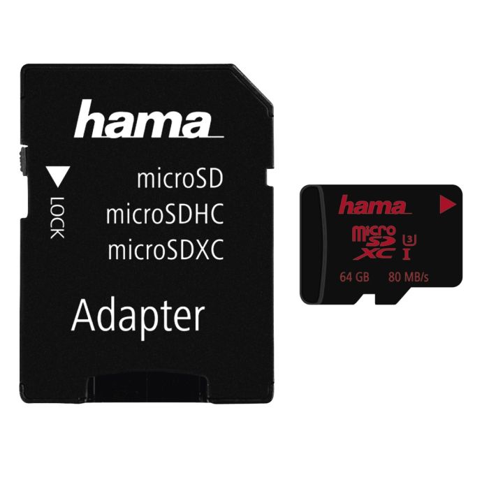Hama microSDXC 64GB UHS Class 3 UHS-I (123979)