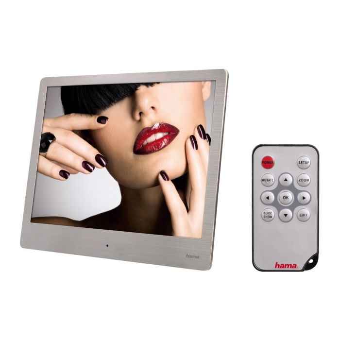 Hama "8SLB"Digital Photo Frame 8"slim steel(118560