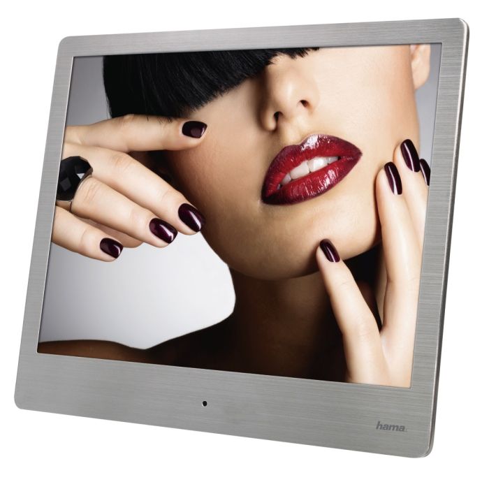 Hama "8SLB"Digital Photo Frame 8"slim steel(118560