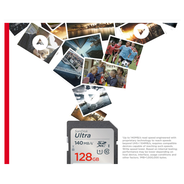 SanDisk MEMORY SDXC 128GB UHS-I(SDSDUNB-128G-GN6IN)