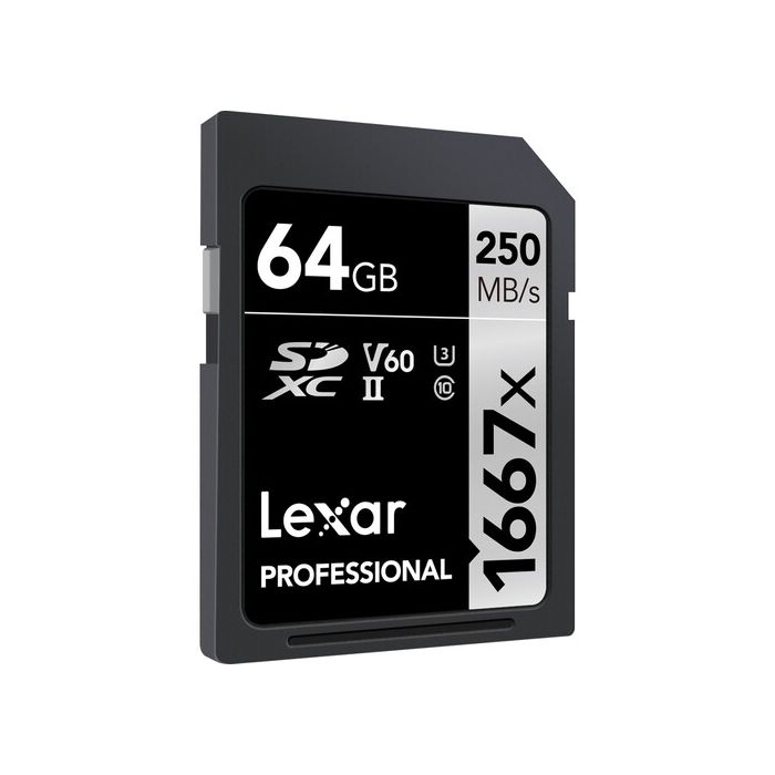 Lexar Professional 1667x 64GB SDXC UHS-II 2-Pack