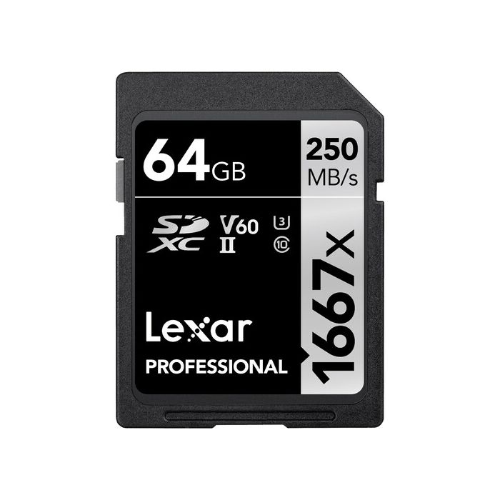 Lexar Professional 1667x 64GB SDXC UHS-II 2-Pack