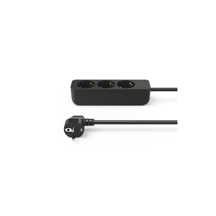 Hama 3-Way Power Strip, 1.4 m, Black (223012)