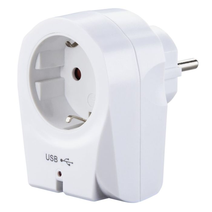 Hama USB Socket Adapter, 2.1 A, 2 out.(121965)