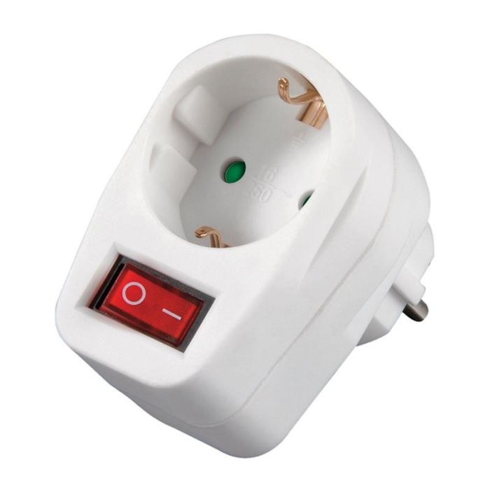 Hama Socket Adapter, switchable (47726)