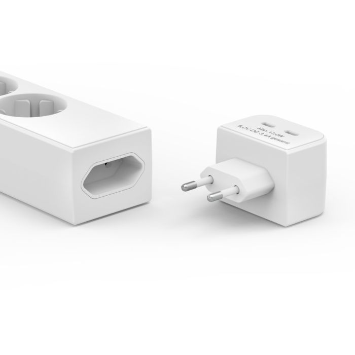 Hama Power Strip,5-Way,USB-C,1.4 m,White(223191)