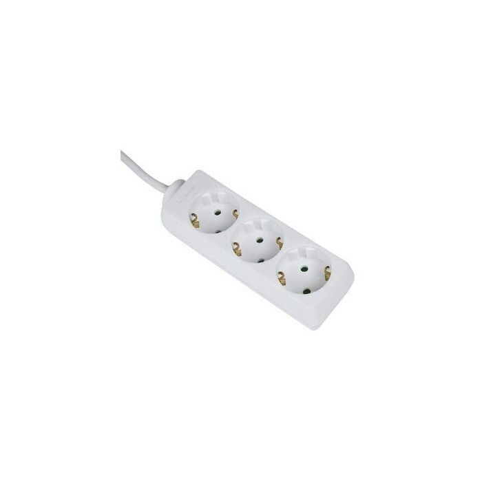 Hama 3-Way Power Strip, 3 m,White (30569)