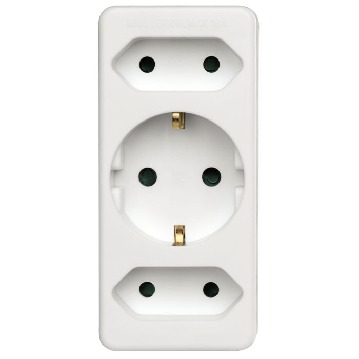 Hama MultiI-Plug/2+1/White (47688)