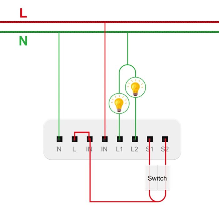 AQARA 2 way relay module LLKZMK11LM