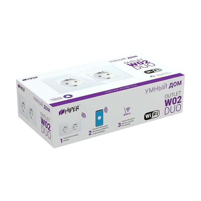 Hiper Smart Panel Socket WiFi White(HDY-OW02)