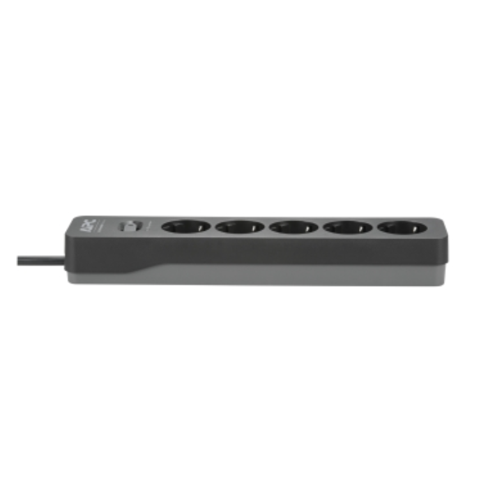 APC Essential SurgeArrest 5 Outlet 2 USB Ports Black/PME5U2B-RS