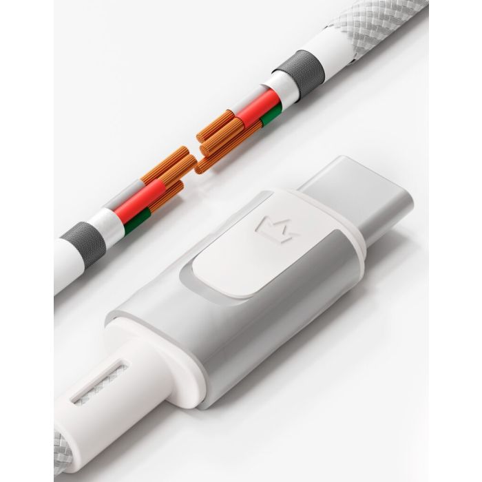 VLP Force Line Cable 100W, USB C - C, 1.2M, White /1036001