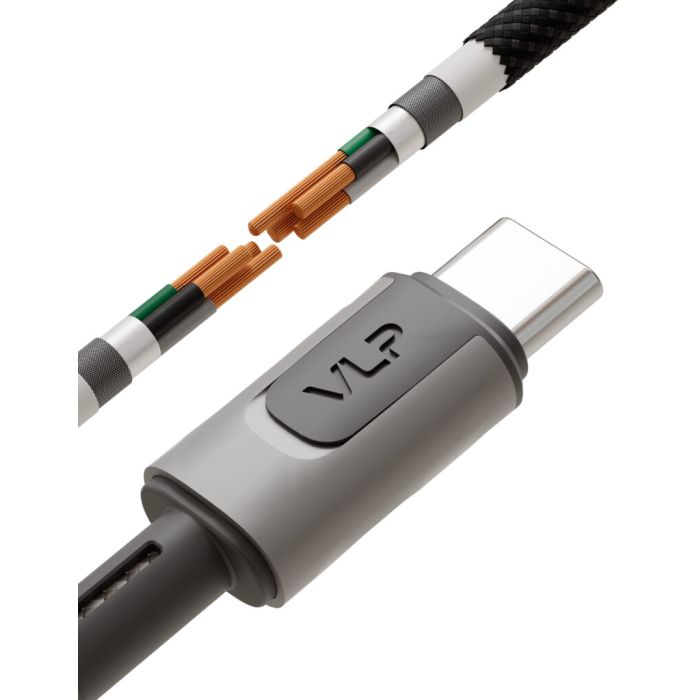 VLP Force Line Cable 100W, USB C - C, 1.2M, Black /1036005