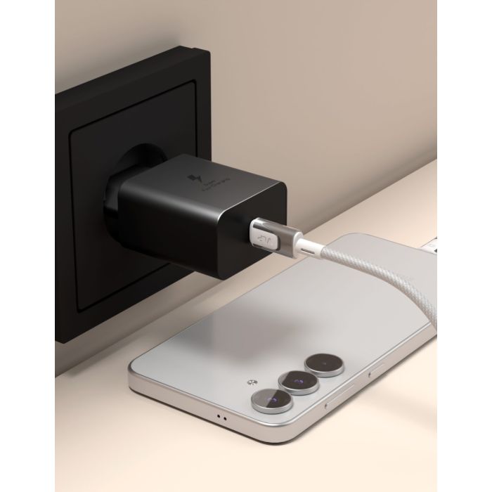 VLP Super Fast Charger 45W USB-C, GaN, PD, PPS, Black /1072003