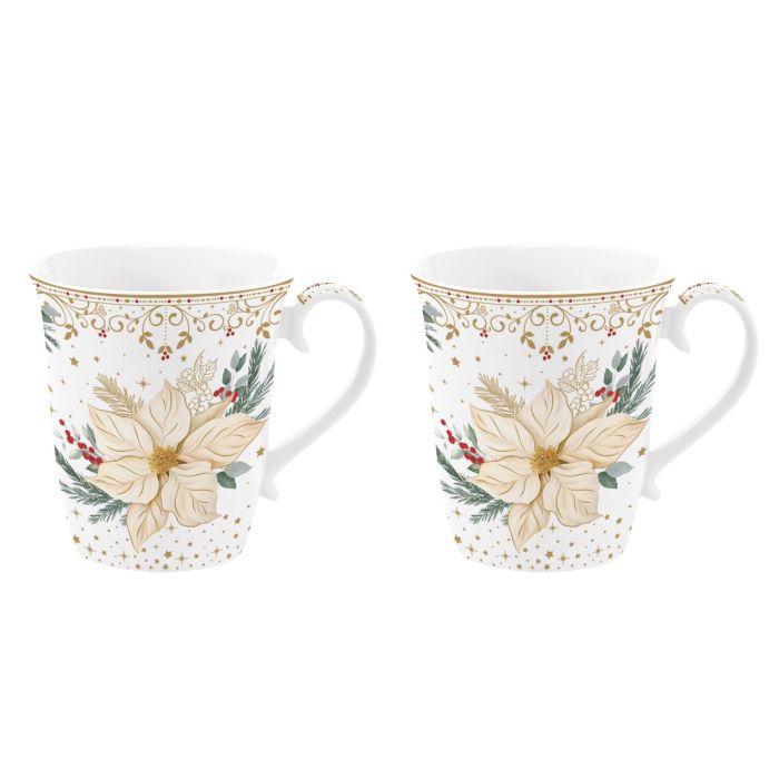 Easy life 1102/WHEL porcelain mugs with box set 2pcs