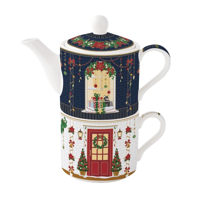 Easy life 0111/FEAV porcelain teapot with mug set