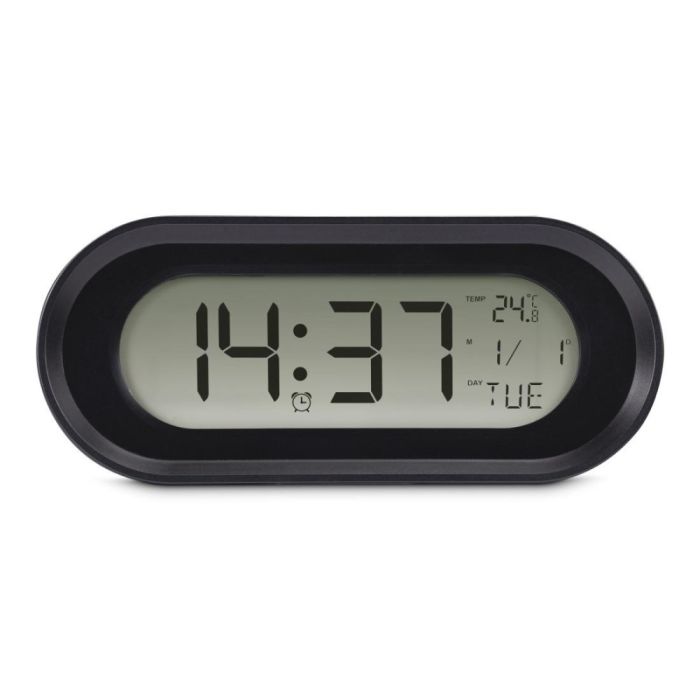 Hama "Samos" Digital Alarm Clock, LCD, Black /222204