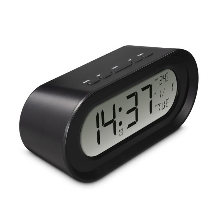 Hama "Samos" Digital Alarm Clock, LCD, Black /222204