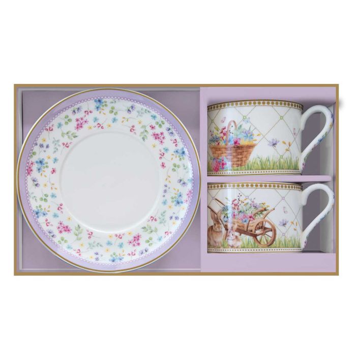 Easy Life 0132/SPBL tea cup with saucer set 2x240ml