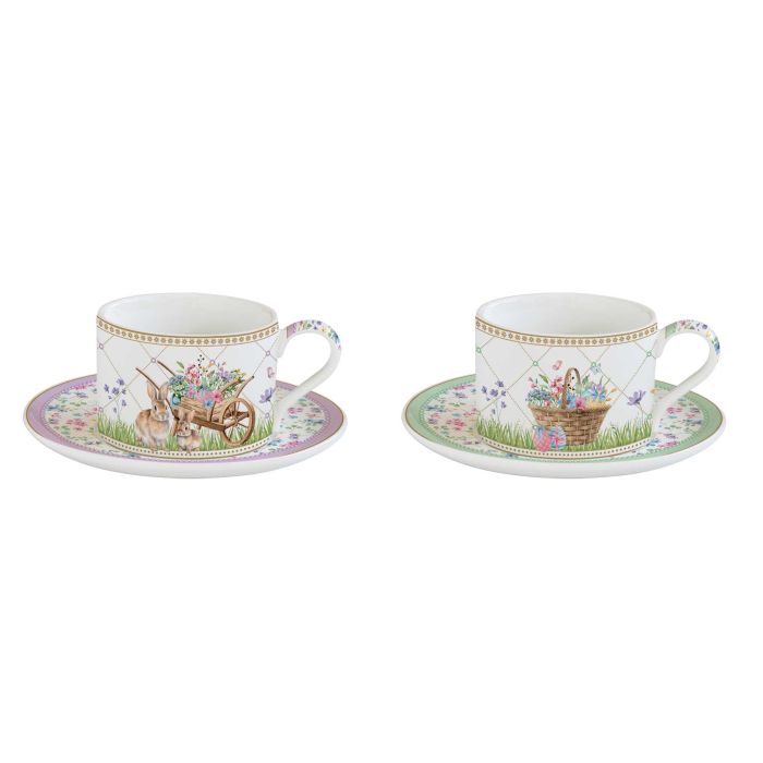 Easy Life 0132/SPBL tea cup with saucer set 2x240ml