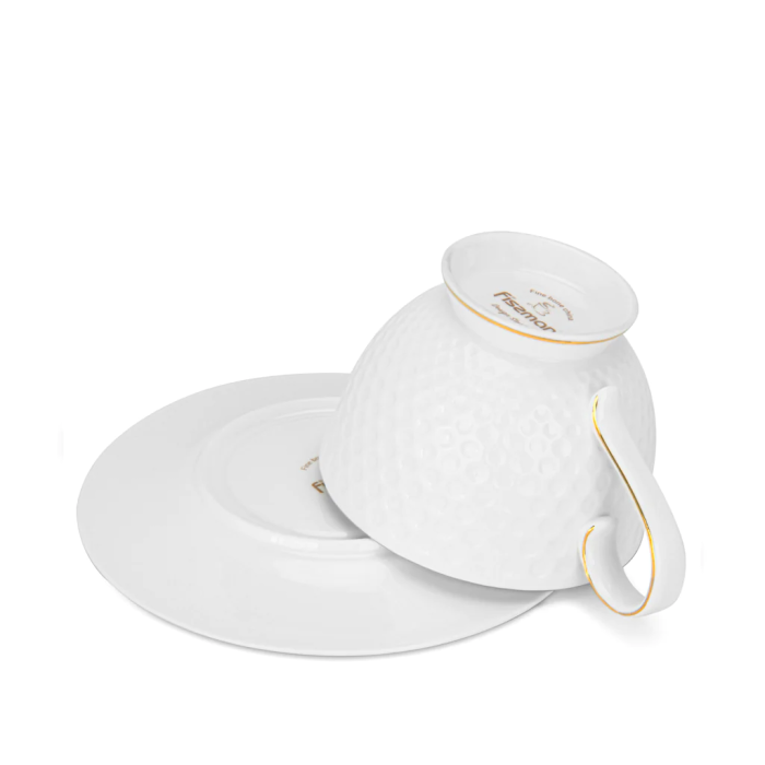 Fissman 13938 NOEMI tea cup & saucer 4x300ml