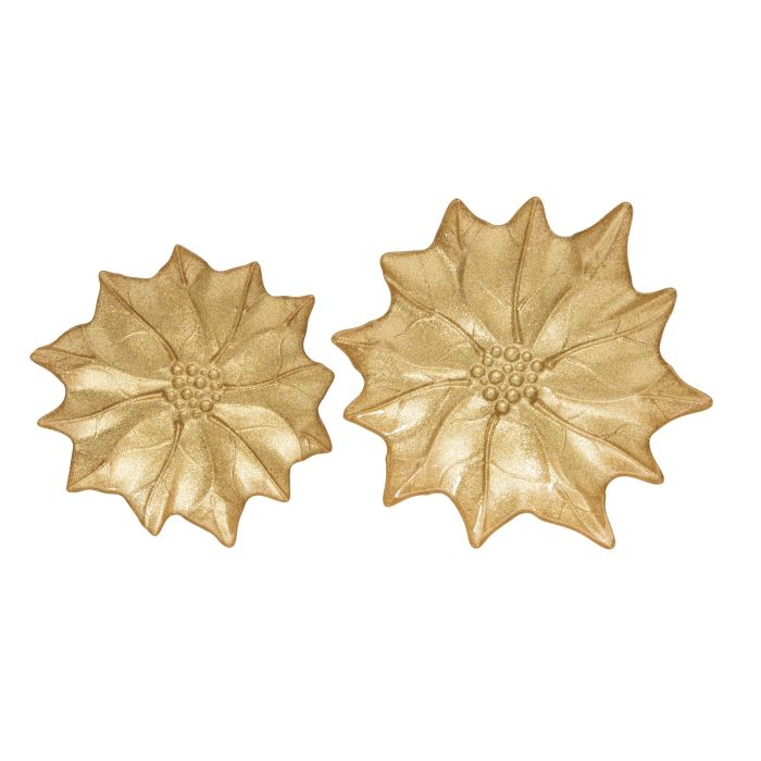 Easy life 1425/WHEL "flower" glass serving plates set 18/21sm
