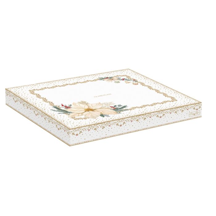 Easy life 1426/WHEL "flower" glass serving plate 27sm