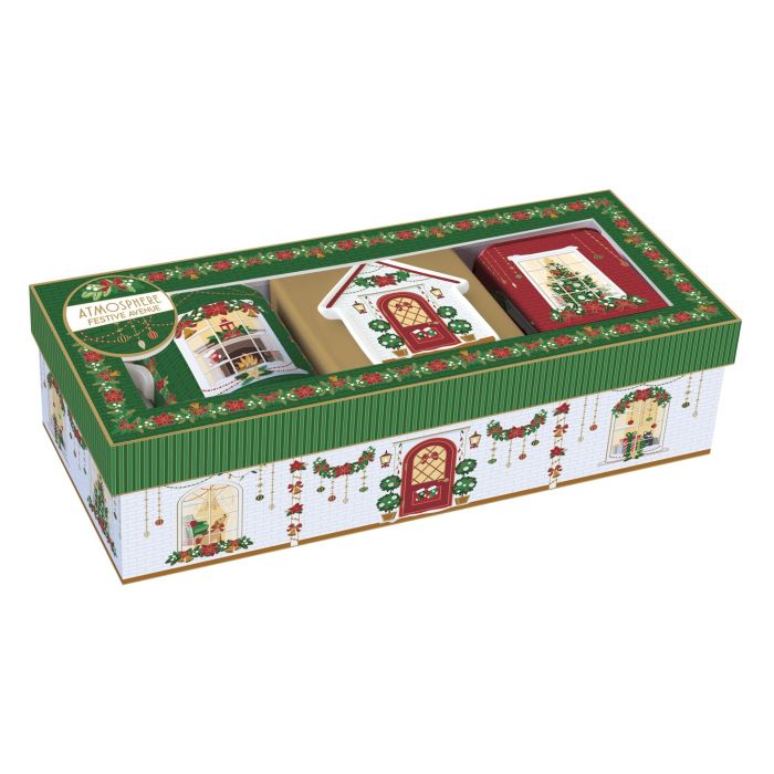 Easy life 1445/FEAV tea cup & saucer with metal box set 500ml