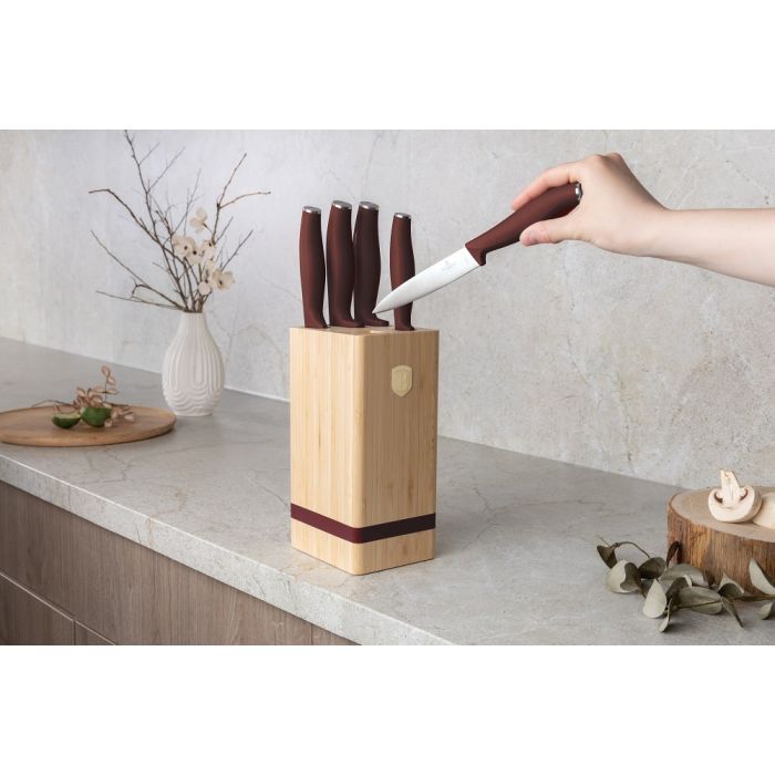 Berlinger Haus BH2972 Leonardo knife set with bamboo stand 6pcs