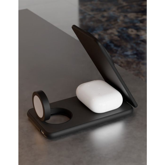 VLP Alum Power Pro Wireless Charger, Black Titanium /1092012