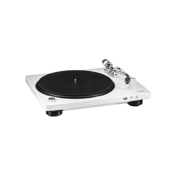 Denon Hi-Fi Turntable /DP-450USB White