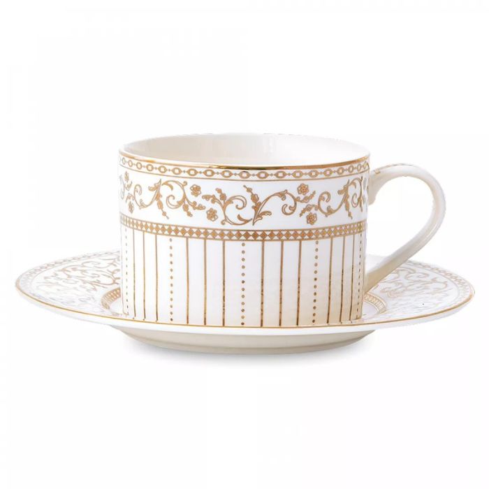 Pozzi Milano PM0124/GLDE tea cup with saucer 220ml