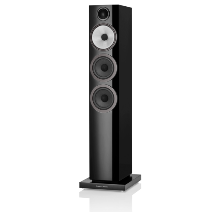 B & W 704 S3  Floor Standing Speaker Gloss Black