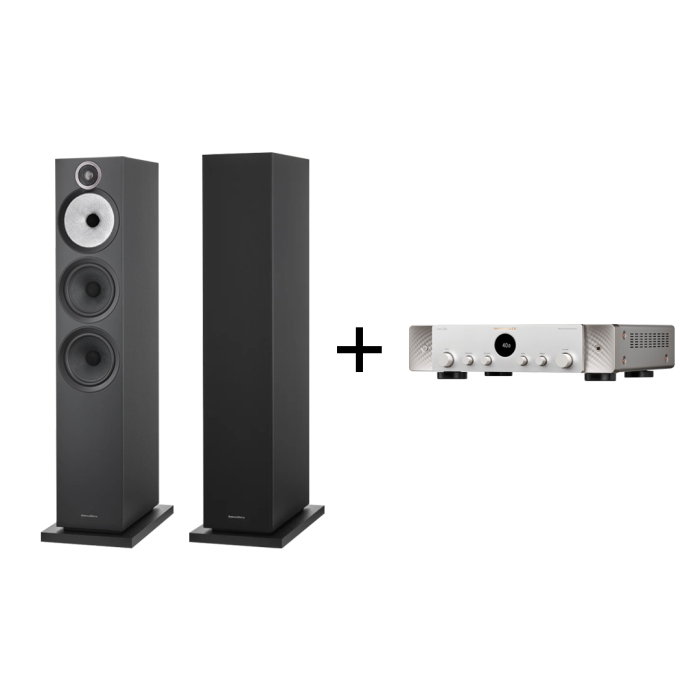 B & W 603 S3 Black +  Marantz STEREO 70s Silver