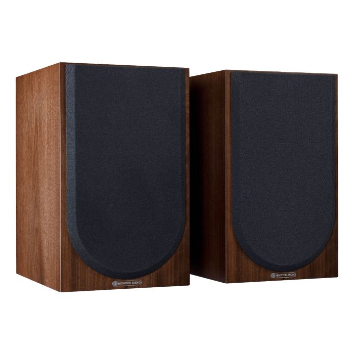 Monitor Audio Silver 100 Bookshelf Speaker Natural Walnut