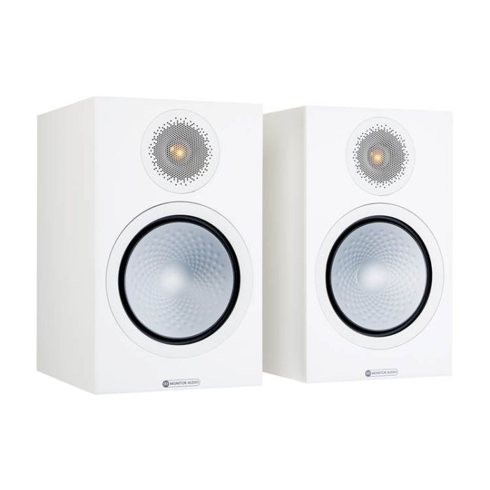 Monitor Audio Silver 100 Bookshelf Speaker Satin White