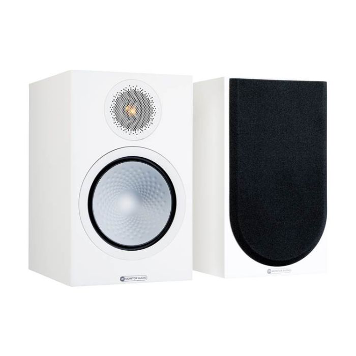 Monitor Audio Silver 100 Bookshelf Speaker Satin White