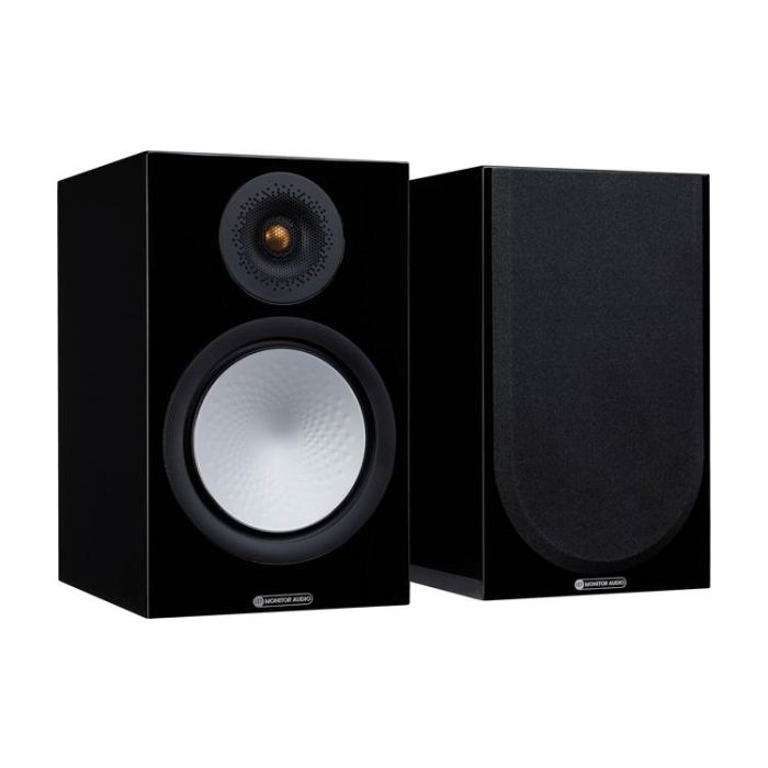 Monitor Audio Silver 100 Bookshelf Speaker High Glass Black