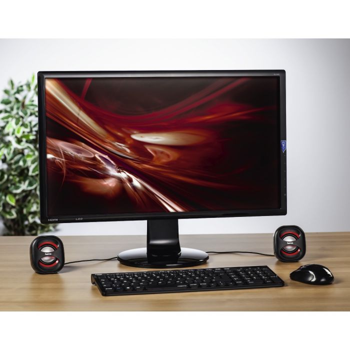 HamaSonic Mobil 183PC Speaker,blk/red(173131)