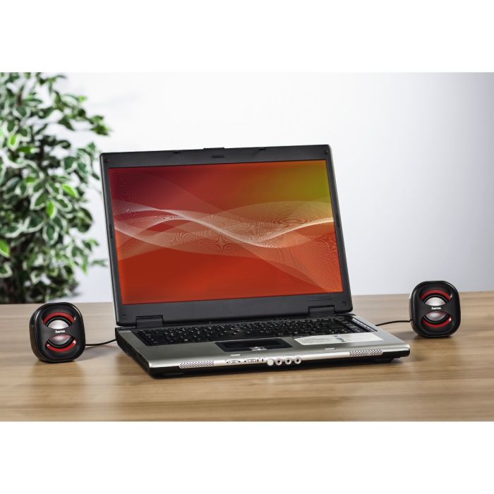 HamaSonic Mobil 183PC Speaker,blk/red(173131)