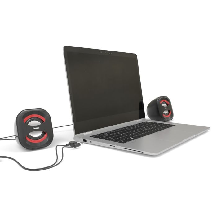 HamaSonic Mobil 183PC Speaker,blk/red(173131)