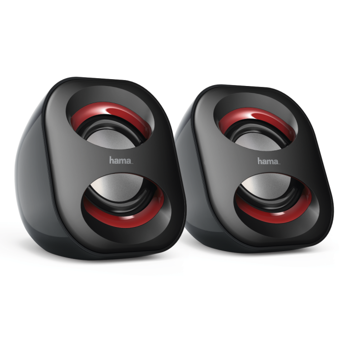 HamaSonic Mobil 183PC Speaker,blk/red(173131)