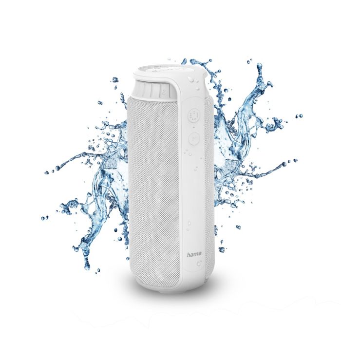 Hama Pipe 2.0 Waterproof, 24 W, White(188201)