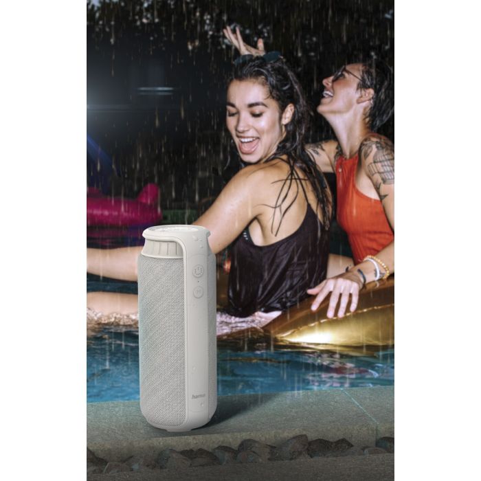 Hama Pipe 2.0 Waterproof, 24 W, White(188201)