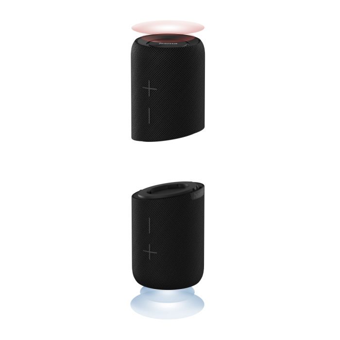 HamaTwin 2.0 Waterproof, 20 W, black(188220)